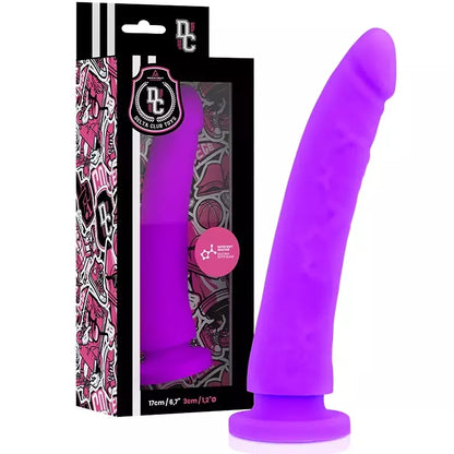 DeltaClub Lilac Intimate silikoninis modelis 17 cm x 3 cm, hipoalergiškas