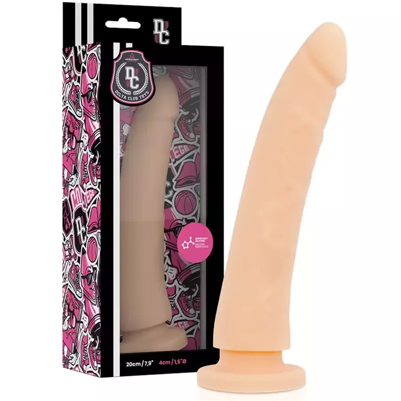 DELTACLUB medicininio silikono modelis 20 cm x 4 cm – neutrali apdaila