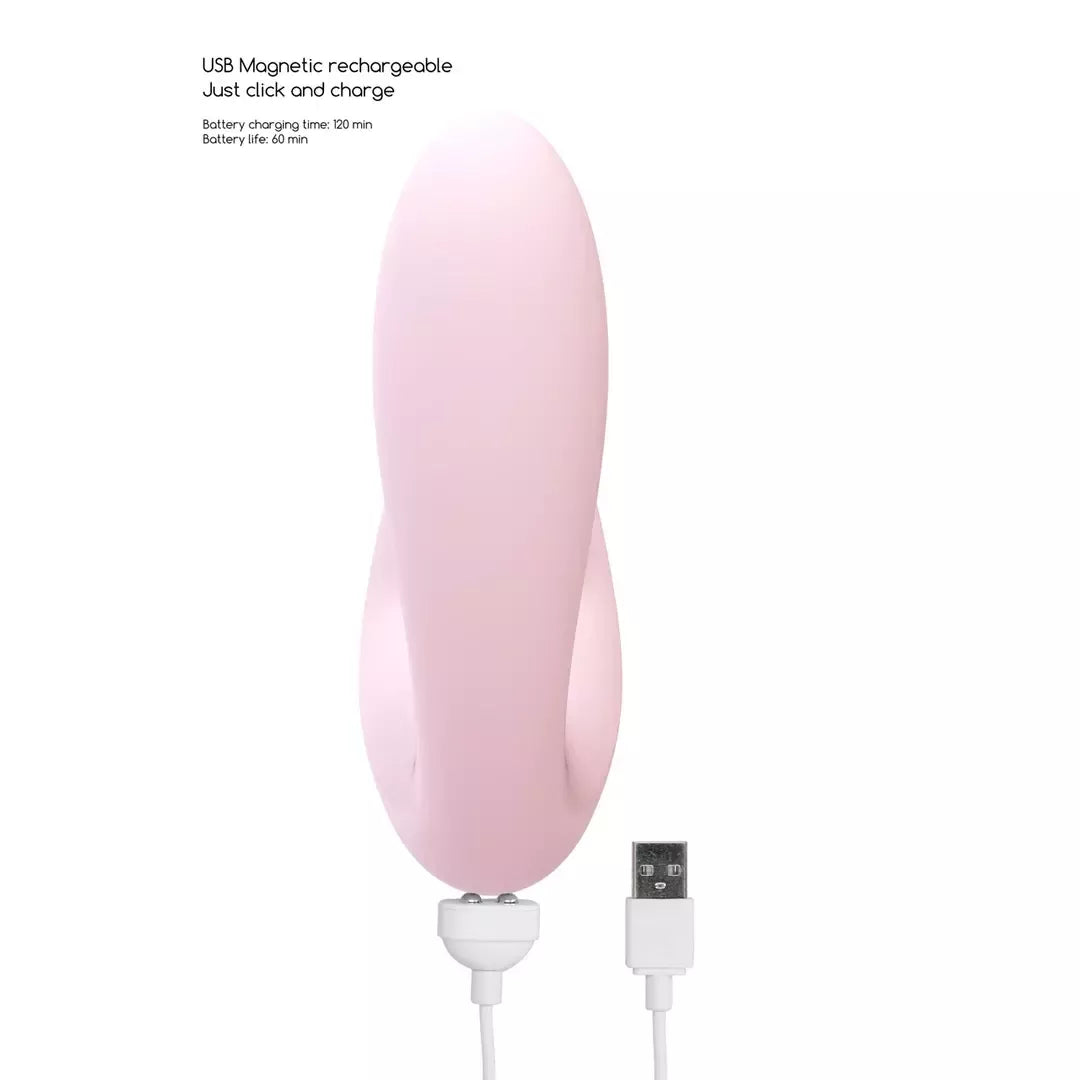 Desirable Bendable Air Pulse Vibrator - lankstus silikoninis vibratorius, įkraunamas per USB