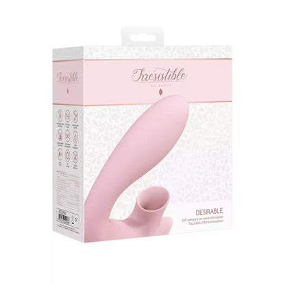 Desirable Bendable Air Pulse Vibrator - lankstus silikoninis vibratorius, įkraunamas per USB