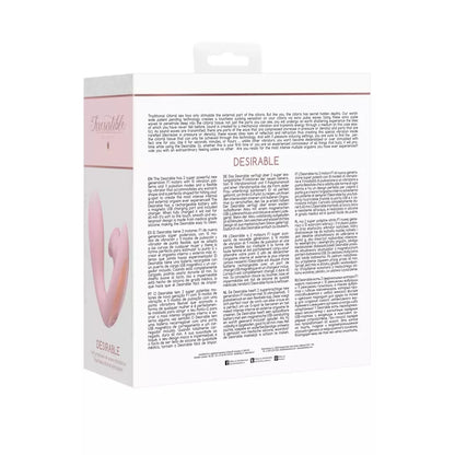 Desirable Bendable Air Pulse Vibrator - lankstus silikoninis vibratorius, įkraunamas per USB