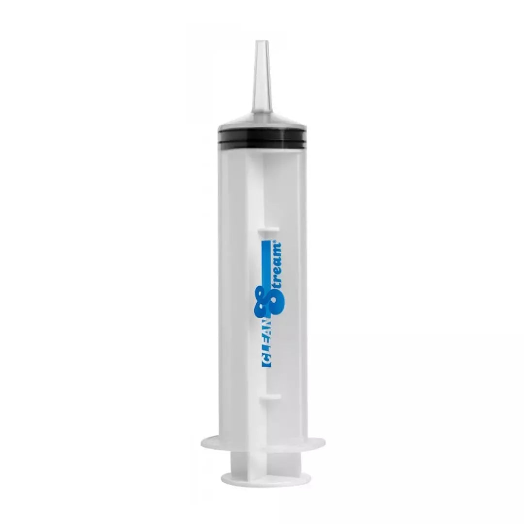 Didelis higieninis valymo švirkštas CleanStream 150 ml – su tikslia matavimo sistema
