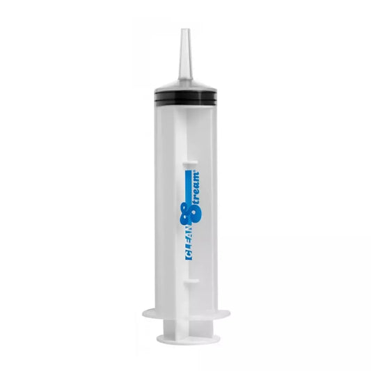 Didelis higieninis valymo švirkštas CleanStream 150 ml – su tikslia matavimo sistema