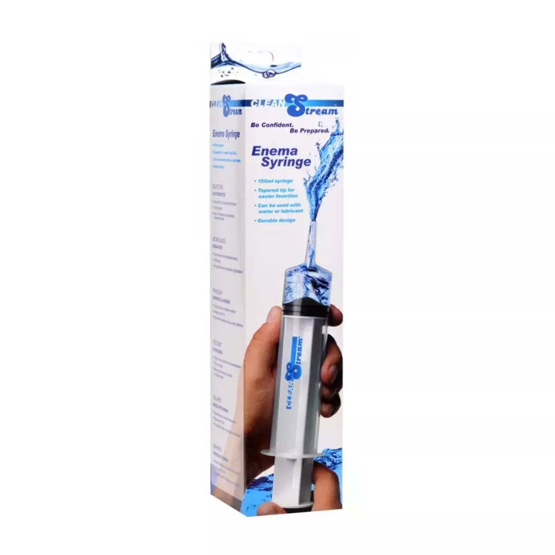 Didelis higieninis valymo švirkštas CleanStream 150 ml – su tikslia matavimo sistema