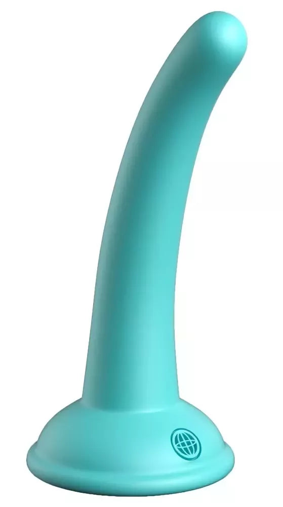 Dillio Platinum Curious Five Teal 14,6 cm silikoninis intymus prietaisas