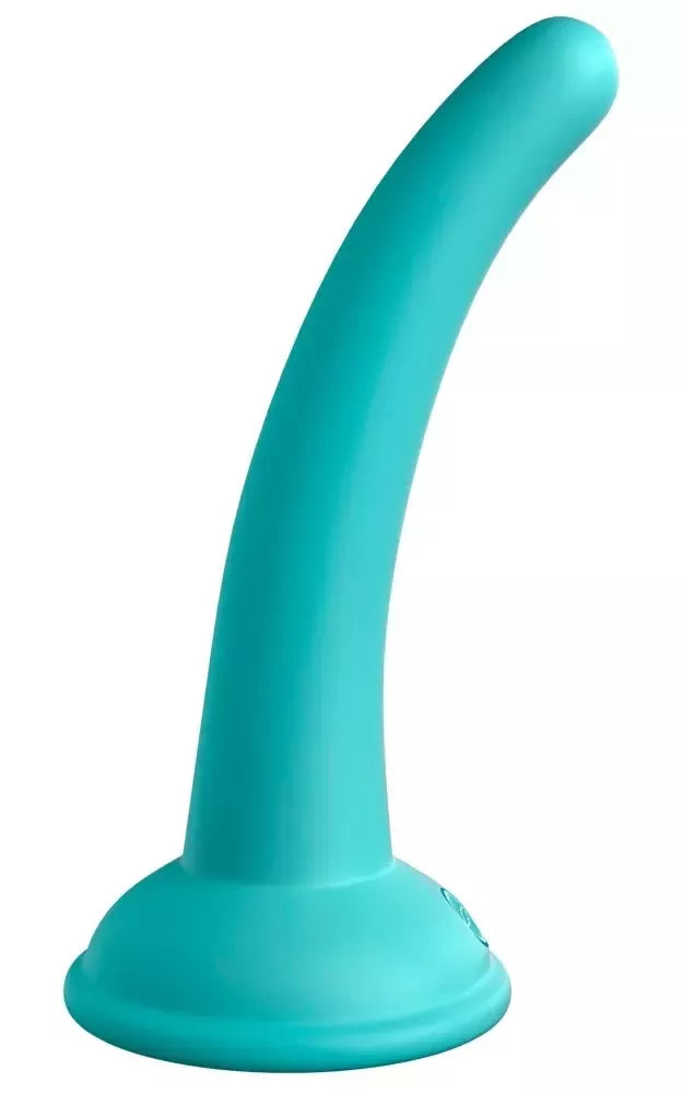 Dillio Platinum Curious Five Teal 14,6 cm silikoninis intymus prietaisas