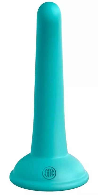 Dillio Platinum Curious Five Teal 14,6 cm silikoninis intymus prietaisas