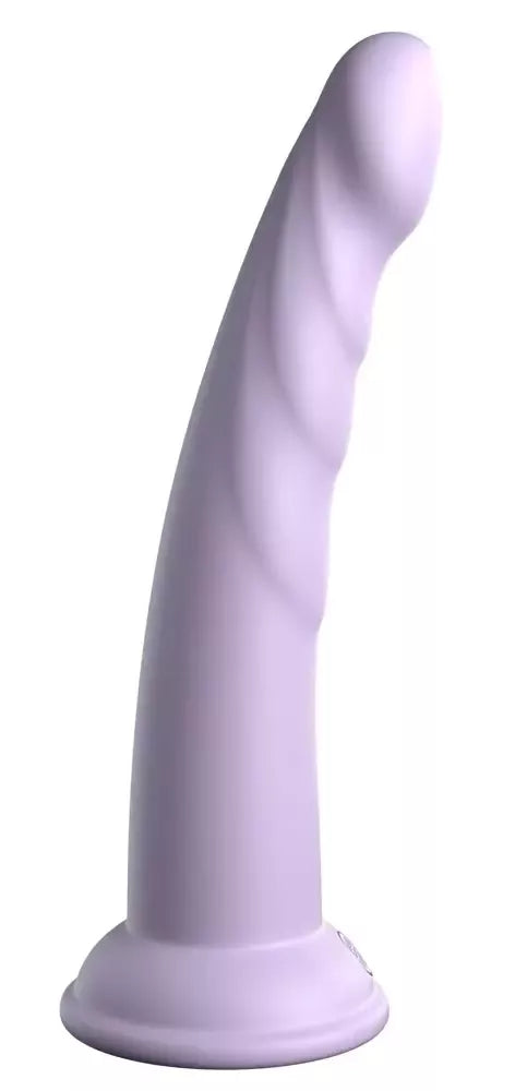 Dillio Platinum Slim Seven 7 colių silikoninis intymus prietaisas violetinis