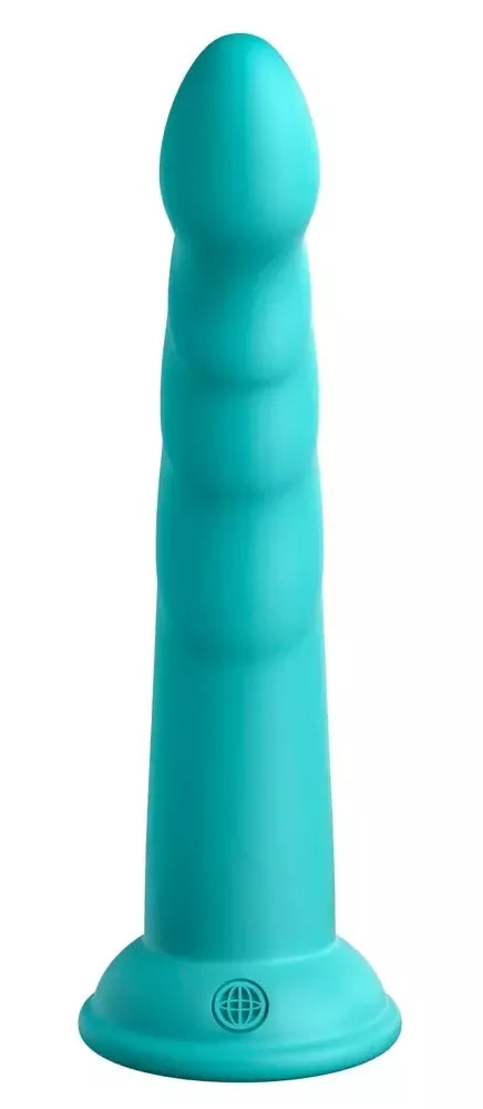 Dillio Platinum Slim Seven Teal 19,7 cm anatomis modelis, silikoninis