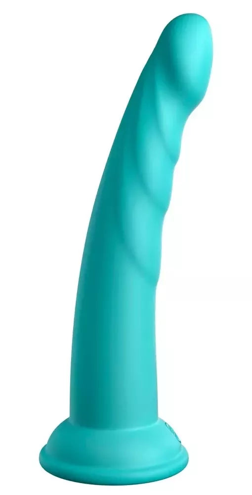 Dillio Platinum Slim Seven Teal 19,7 cm anatomis modelis, silikoninis