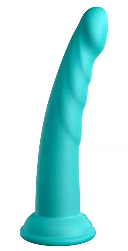 Dillio Platinum Slim Seven Teal 19,7 cm anatomis modelis, silikoninis