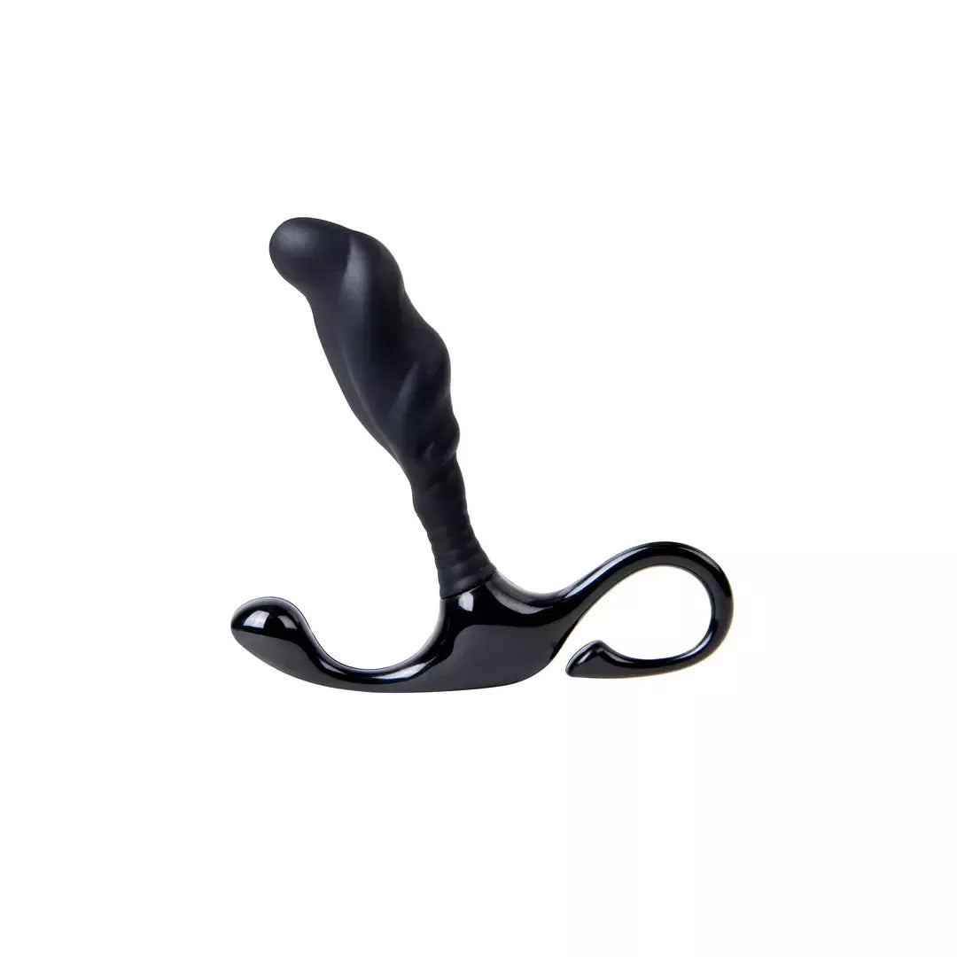 Divine Touch Curved Prostate Model silikoninis-ABS juodas kompaktiškas