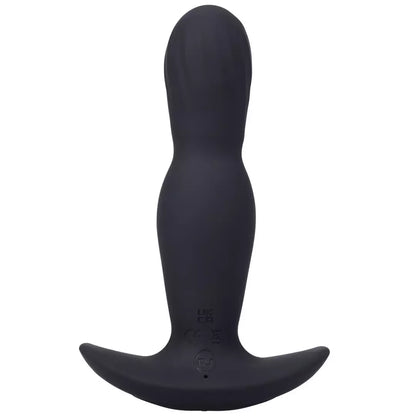 Doc Johnson A-Play Expander silikoninis kaištis su nuotolinio valdymo pulteliu, juodas