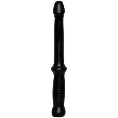 Doc Johnson Anal Probe Push lanksti PVC lazdelė, juoda, 18 cm