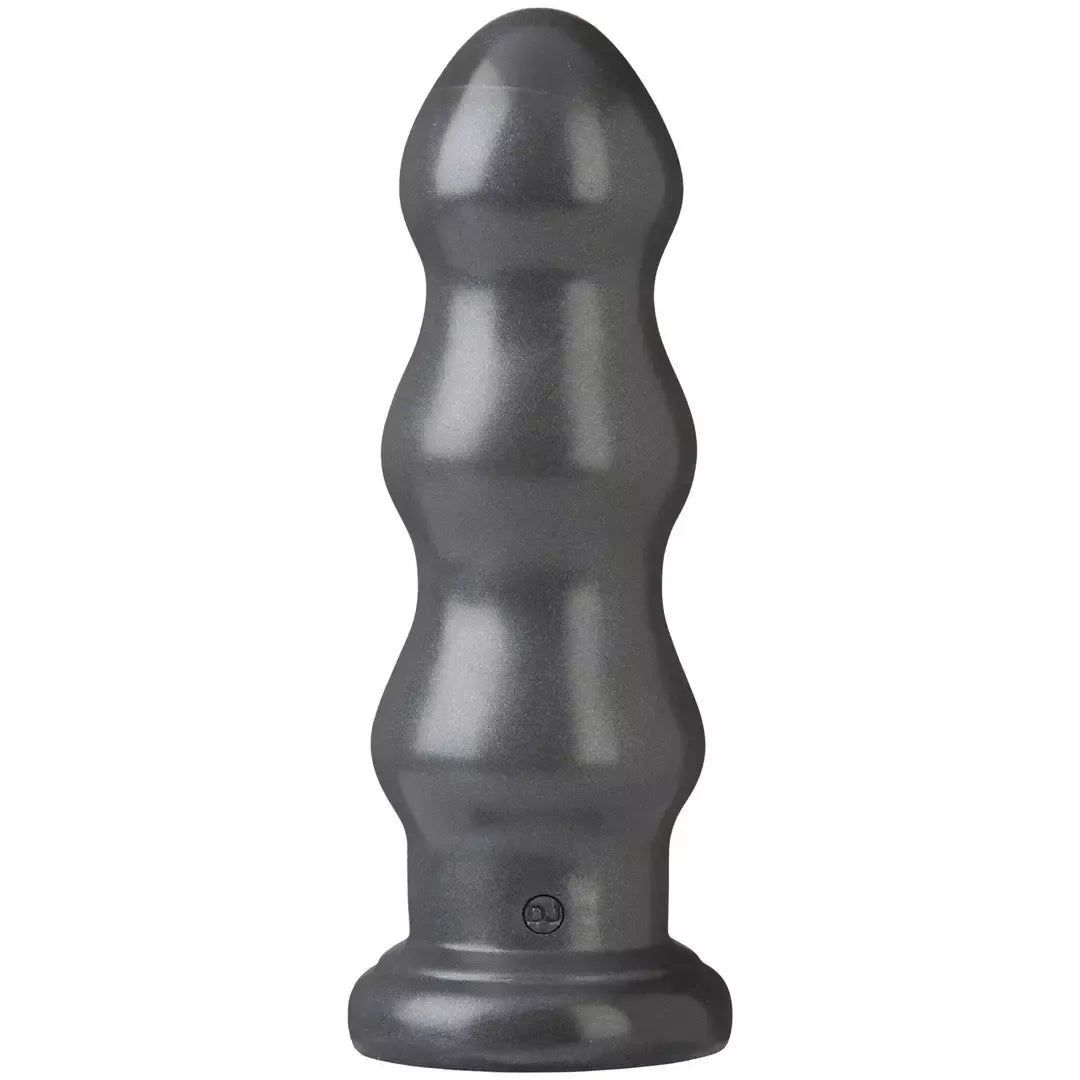 Doc Johnson B-10 Tango Large Plug PVC 25cm trigubų bangelių, juodas