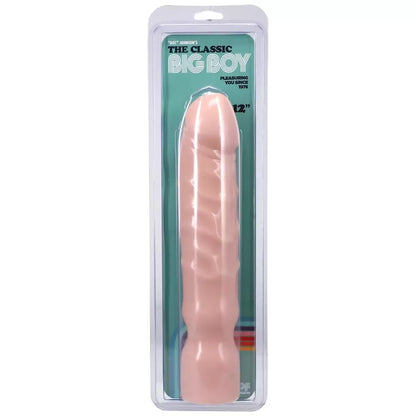 Doc Johnson Big Boy 12 colių intymus modelis – anatominis PVC, 30 cm, juodas