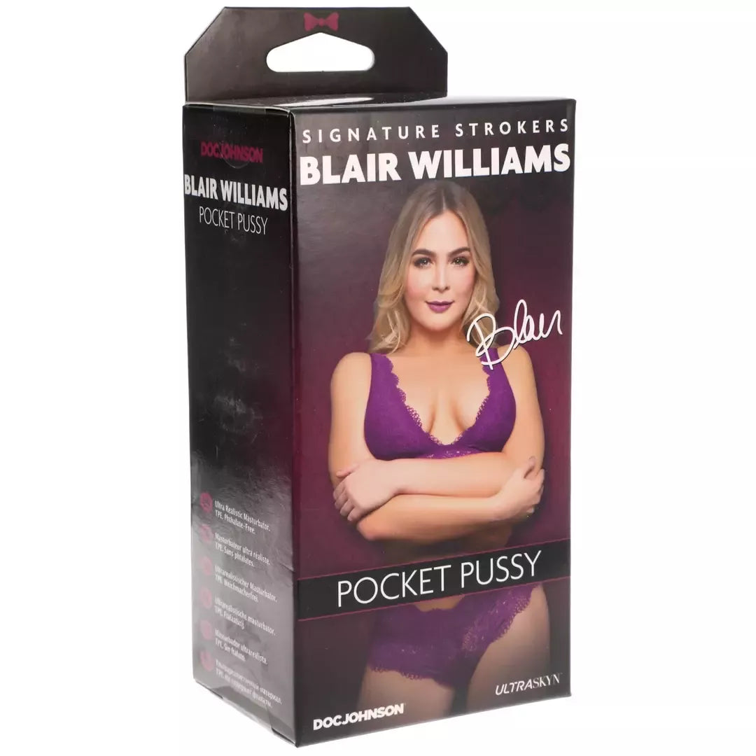 Doc Johnson Blair Williams ULTRASKYN Pocket Stroker kompaktiškas modelis