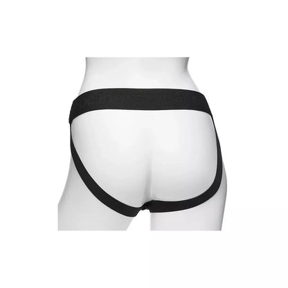 Doc Johnson Body Extensions Daring silikoniniai diržai su vibracijos sistema