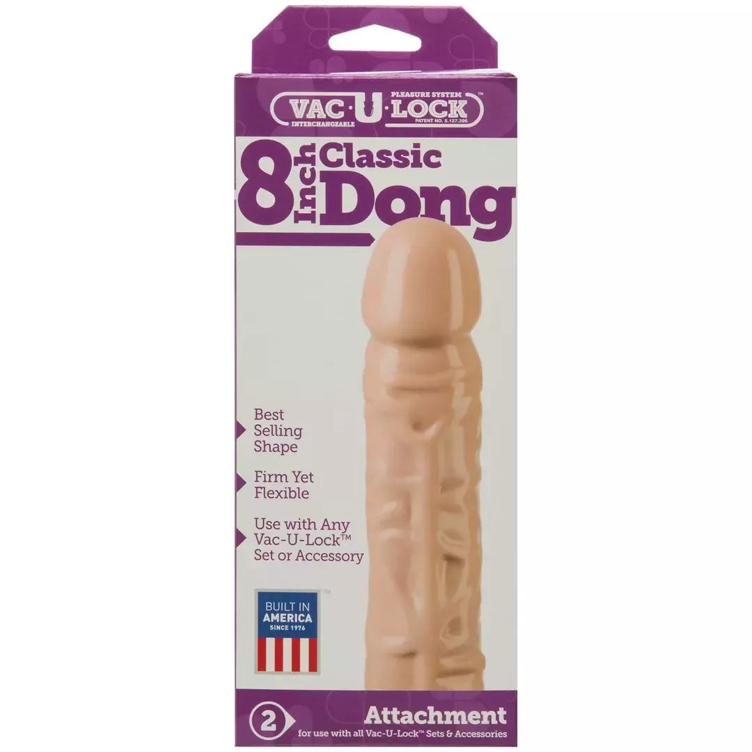 Doc Johnson Classic Dong 20 cm – anatomiškai suformuotas intymus modelis