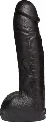 Doc Johnson CodeBlack 12” Vac-U-Lock priedas, anatominis juodas 30 cm