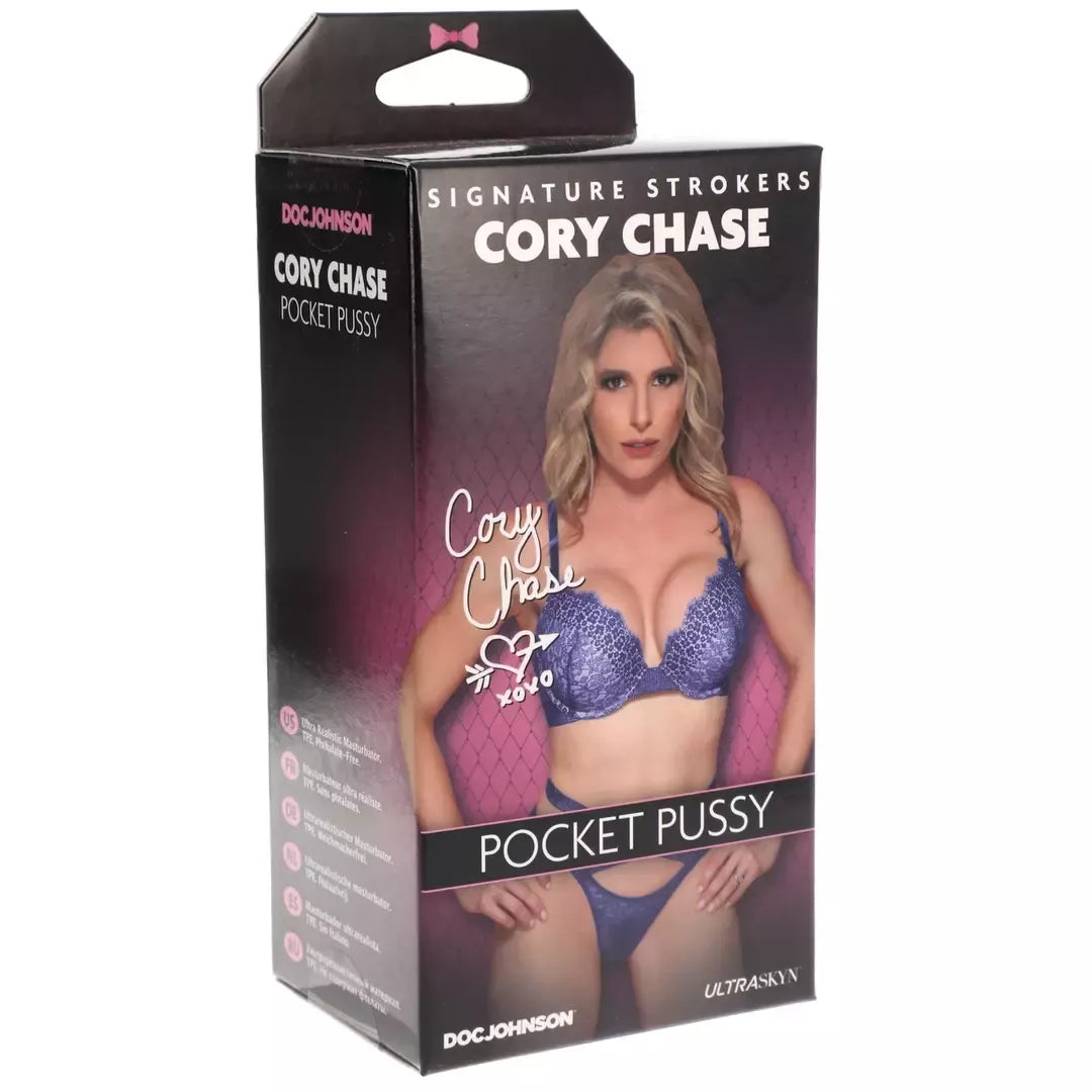 Doc Johnson Cory Chase ULTRASKYN kompaktiškas intymus prietaisas