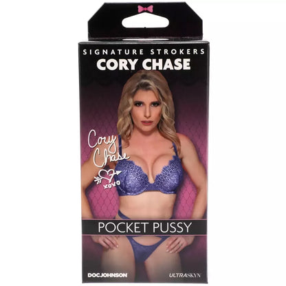 Doc Johnson Cory Chase ULTRASKYN kompaktiškas intymus prietaisas