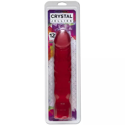 Doc Johnson Crystal Jellies Intimate Model 12''/30 cm skaidrus