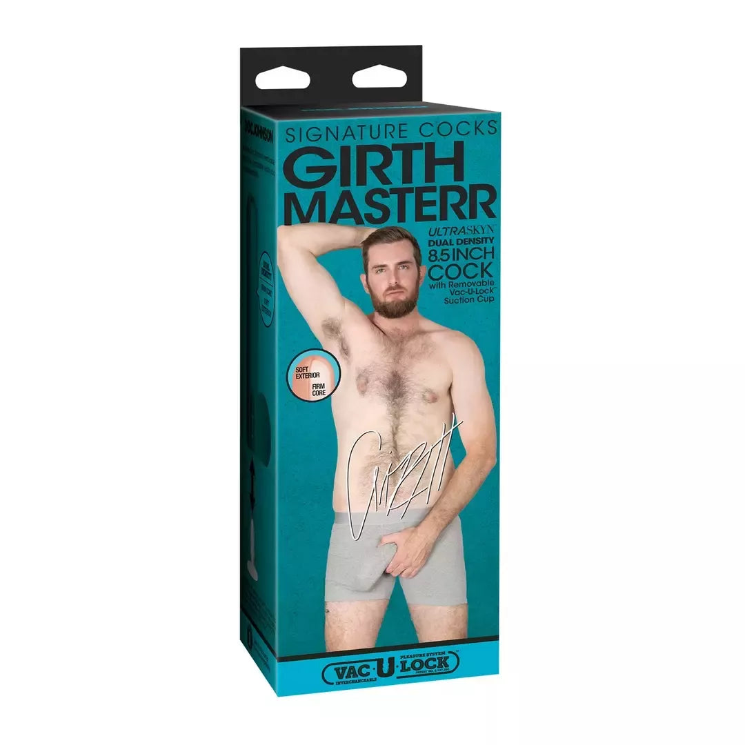 Doc Johnson Girthmasterr ULTRASKYN Vanilla modelis 23 cm, dvigubo tankio