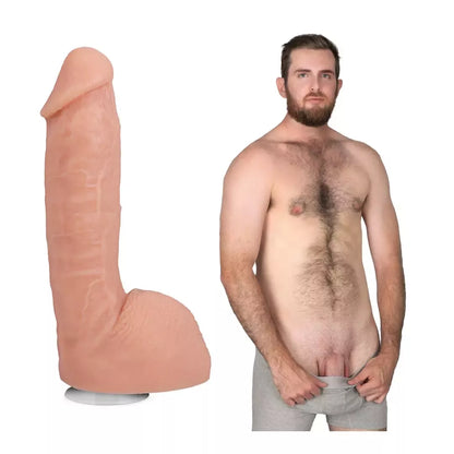 Doc Johnson Girthmasterr ULTRASKYN Vanilla modelis 23 cm, dvigubo tankio