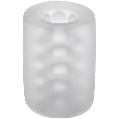 Doc Johnson Glow Helping Head Sleeve Frost/Green Glow silikoninė mini mova