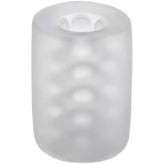 Doc Johnson Glow Helping Head Sleeve Frost/Green Glow silikoninė mini mova