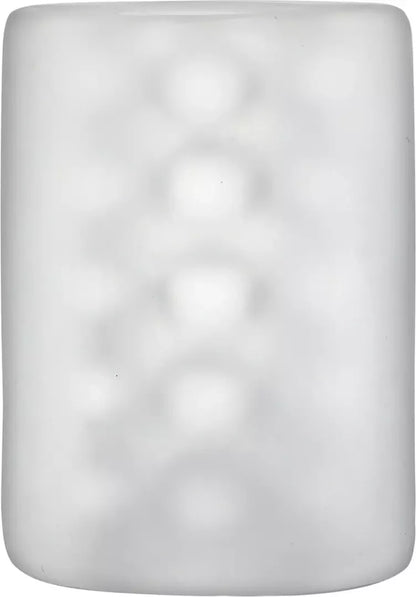 Doc Johnson Glow Helping Head Sleeve Frost/Green Glow silikoninė mini mova