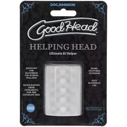Doc Johnson GoodHead Helping Head Sleeve Frosted Textured UR3 2-Pack