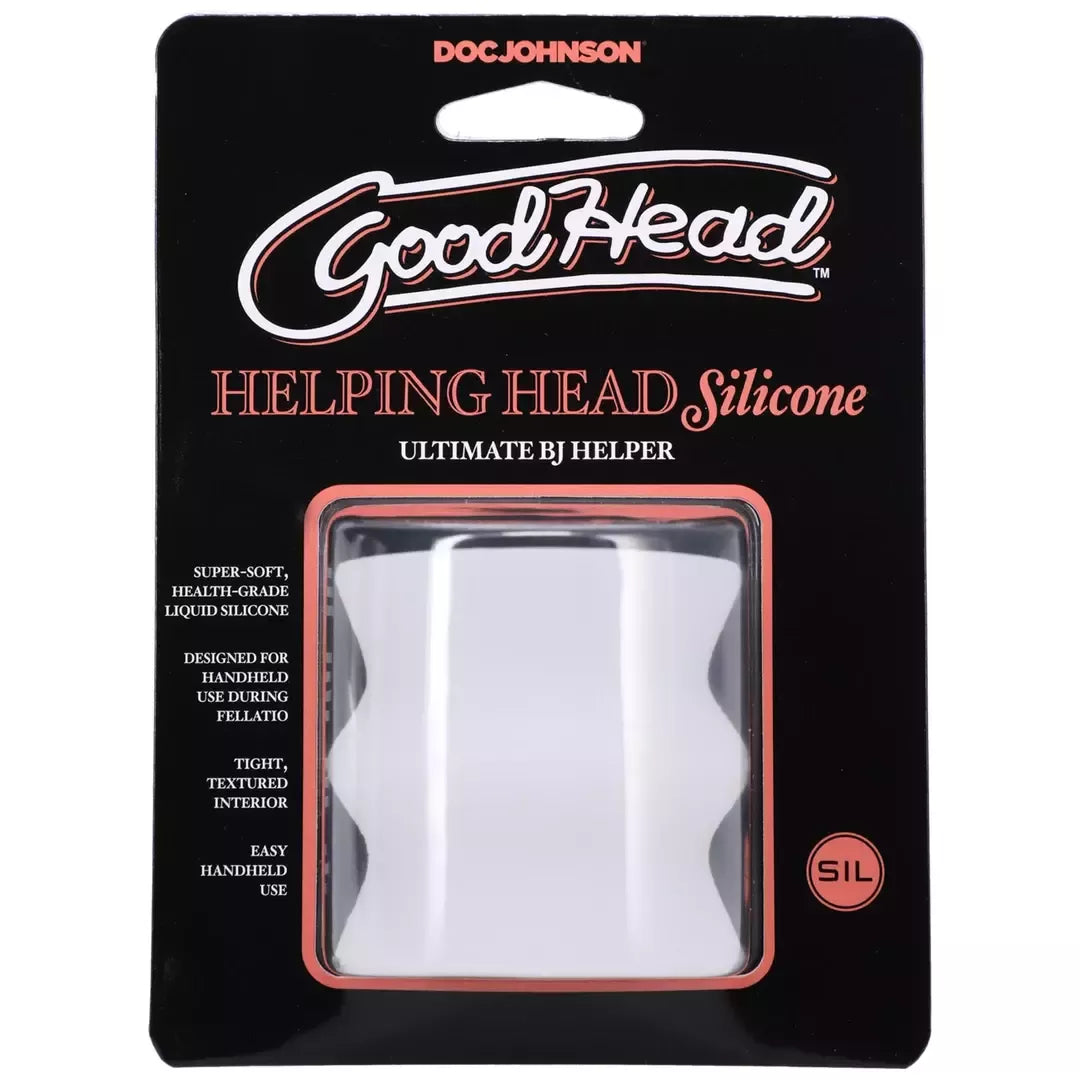 Doc Johnson Helping Head Silicone Sleeve Frosted 2”