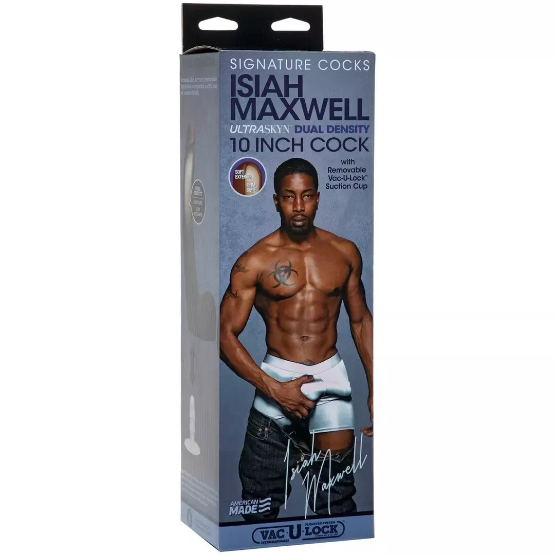 Doc Johnson Isiah Maxwell ULTRASKYN anatominis modelis 25 cm smėlio spalvos