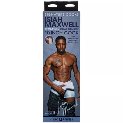 Doc Johnson Isiah Maxwell ULTRASKYN anatominis modelis 25 cm smėlio spalvos