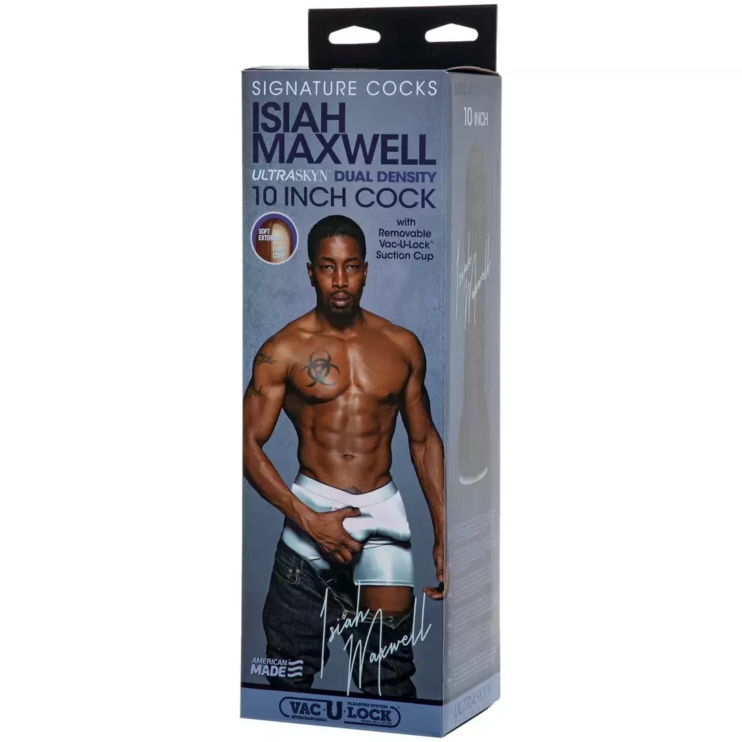 Doc Johnson Isiah Maxwell ULTRASKYN anatominis modelis 25 cm smėlio spalvos