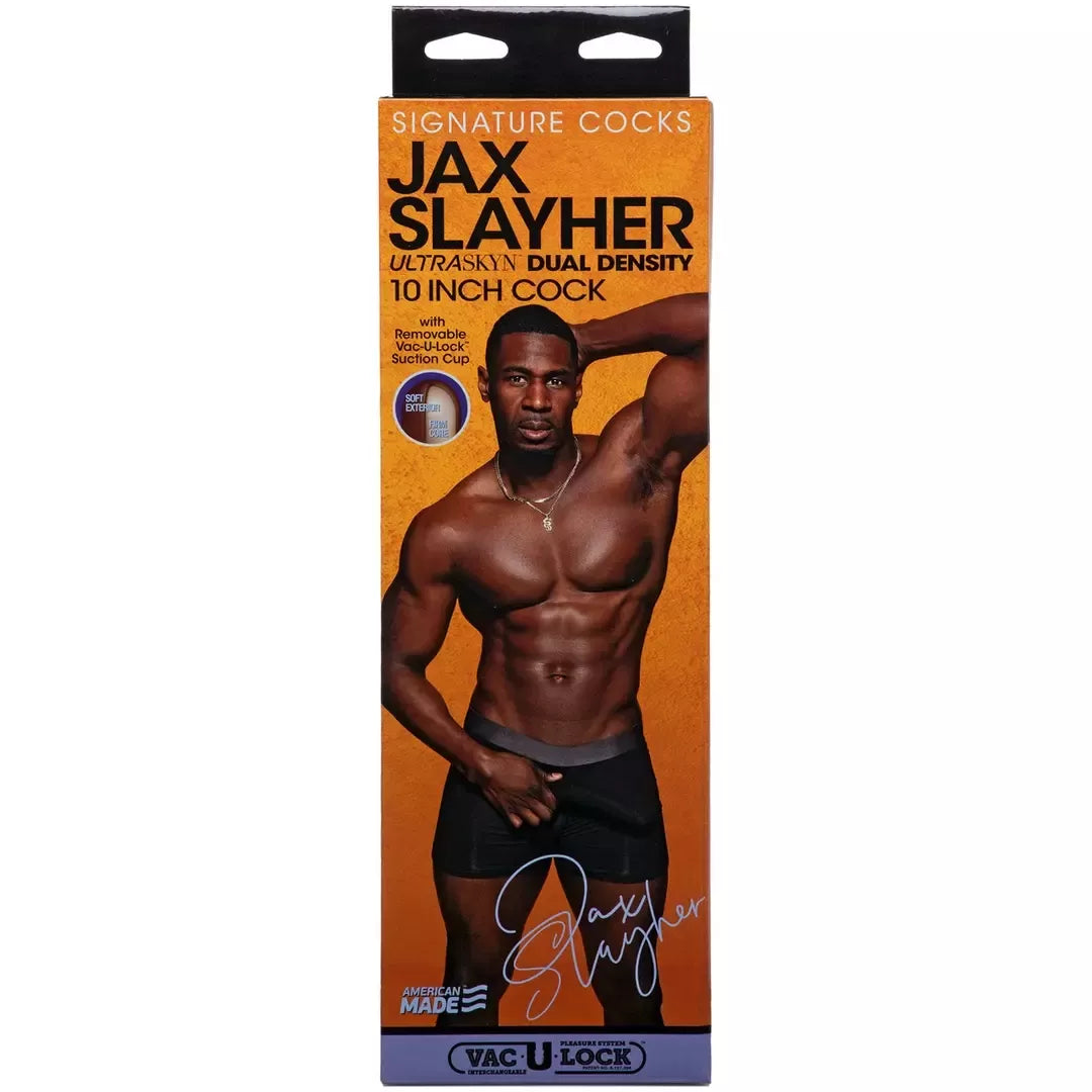 Doc Johnson Jax Slayher ULTRASKYN anatomijos modelis, 25 cm, smėlio spalvos