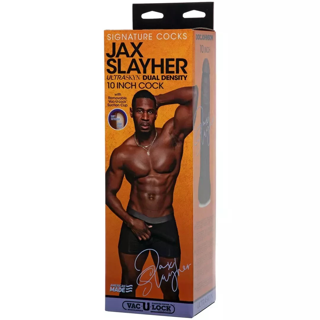 Doc Johnson Jax Slayher ULTRASKYN anatomijos modelis, 25 cm, smėlio spalvos