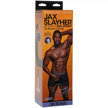 Doc Johnson Jax Slayher ULTRASKYN anatomijos modelis, 25 cm, smėlio spalvos