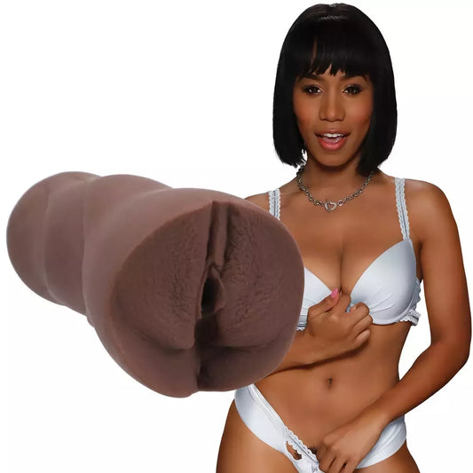 Doc Johnson Jenna Foxx ULTRASKYN Compact Intimate Device, tekstūruotas dėklas