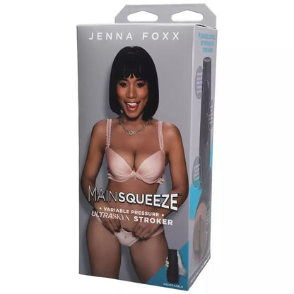 Doc Johnson Jenna Foxx ULTRASKYN kompaktiškas intymus prietaisas, juodas