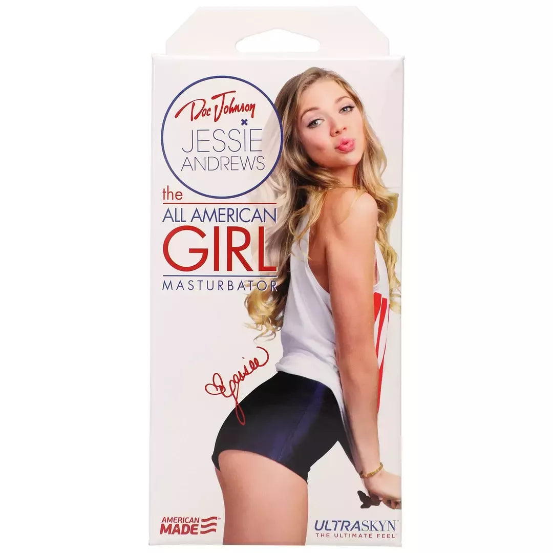 Doc Johnson Jessie Andrews ULTRASKYN anatominis intymus prietaisas, smėlio spalvos