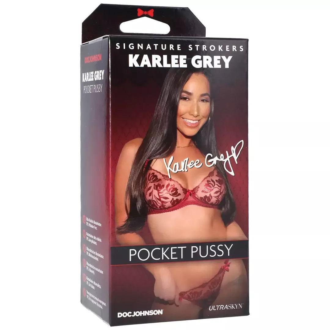 Doc Johnson Karlee Grey ULTRASKYN kišeninis masturbatorius, anatominis modelis