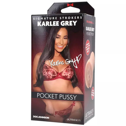 Doc Johnson Karlee Grey ULTRASKYN kišeninis masturbatorius, anatominis modelis