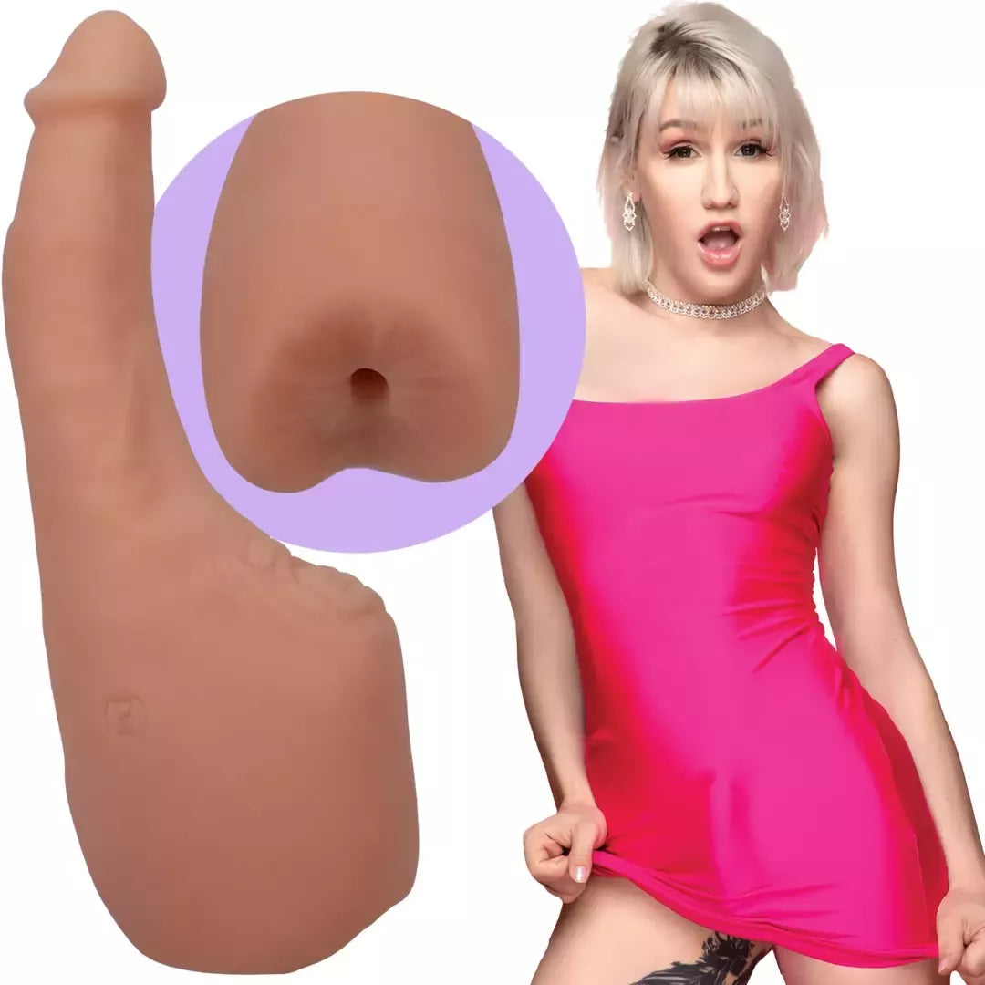 Doc Johnson Lena Moon Intimate Machine ULTRASKYN dvigubos tekstūros modelis