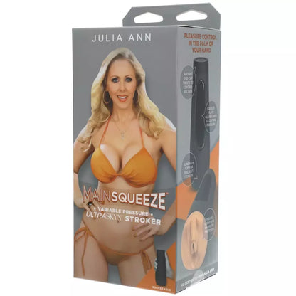 Doc Johnson Main Squeeze Julia Ann ULTRASKYN intymo įrenginys su dėklu