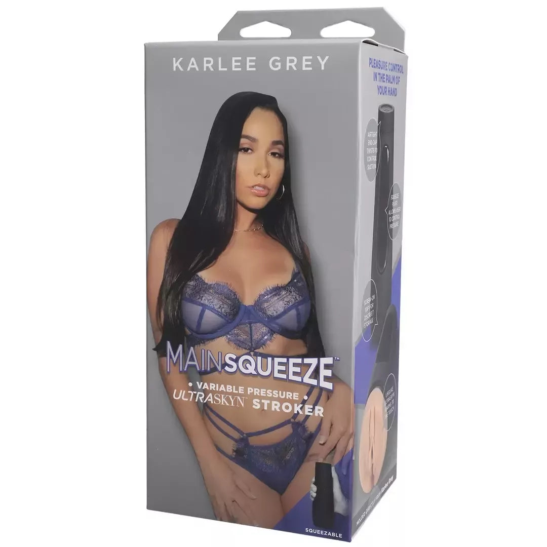 Doc Johnson Main Squeeze Karlee Gray ULTRASKYN kompaktiškas intymusis prietaisas