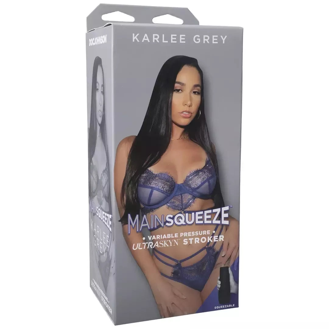 Doc Johnson Main Squeeze Karlee Gray ULTRASKYN kompaktiškas intymusis prietaisas