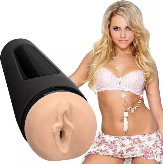 Doc Johnson Main Squeeze Mia Malkova ULTRASKYN intymus prietaisas, kūno spalvos